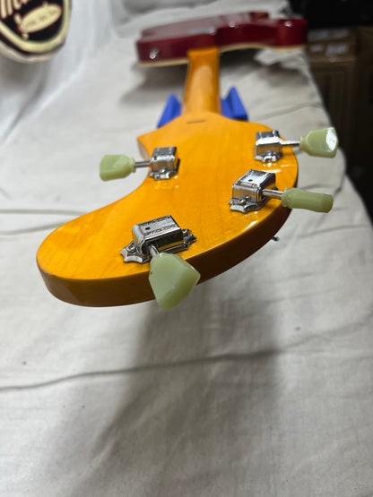 Musicvox Spaceranger Electric 4-String Bass - Sunburst
