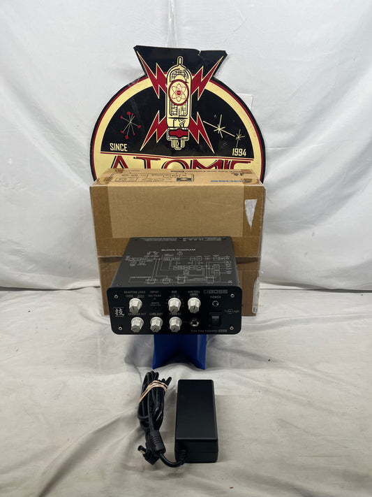 Boss Waza Craft Tube Amp Expander Core Reactive Load Box Attenuator with Box and Power Supply