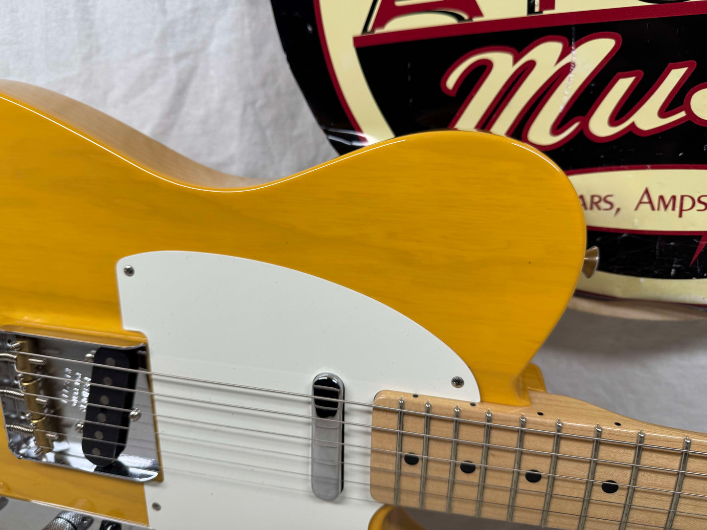 Fender USA Custom Shop Guitar Center 1952 Telecaster NOS Guitar with COA + Case 2024 - Butterscotch Blonde / Maple neck