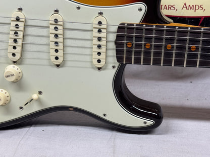 Fender USA Custom Shop S23 Limited Edition 1959 '59 Stratocaster HT Hardtail Guitar with COA + Case 2023 - Chocolate 3-Color Sunburst / Rosewood fingerboard - Relic'd