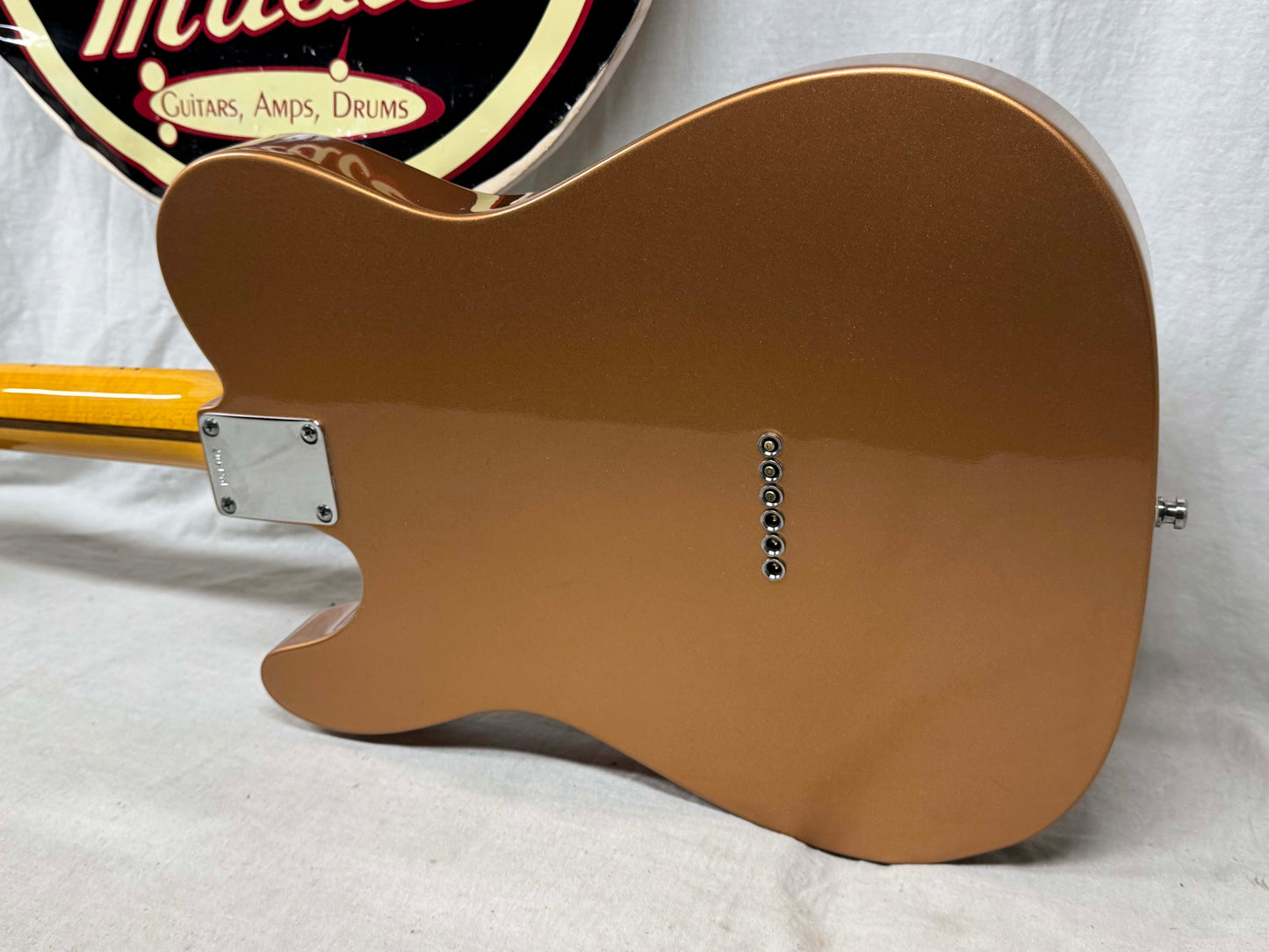 Fender USA Custom Shop Special Edition Custom Deluxe Telecaster Guitar with COA + Case 2010 - Copper / Maple neck
