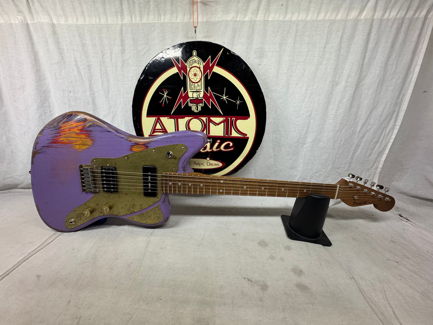Paoletti Guitars Loft Series Model 112 HP90 Guitar with Case - Purple