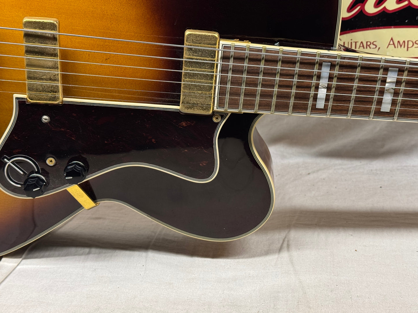Epiphone Emperor Archtop Hollowbody Guitar with Case 1996 - Antique Sunburst