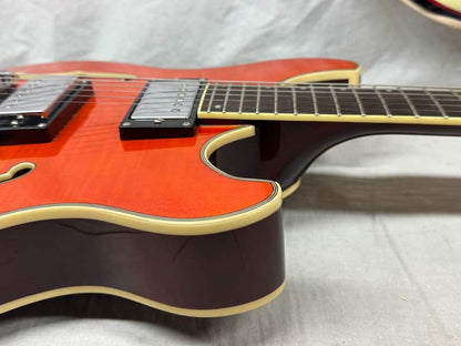 Eastwood Classic 6 TA PH Hollowbody Guitar with Case - Image 18