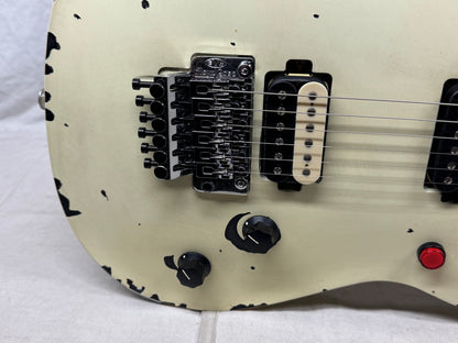 EVH Limited Edition Striped Series Wolfgang Special Guitar with Gig Bag 2026 - Distressed Ivory
