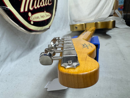 Fender USA Custom Shop Limited Edition Full Throttle Esquire Relic Telecaster Guitar with Case 2003 - Gold / Maple neck