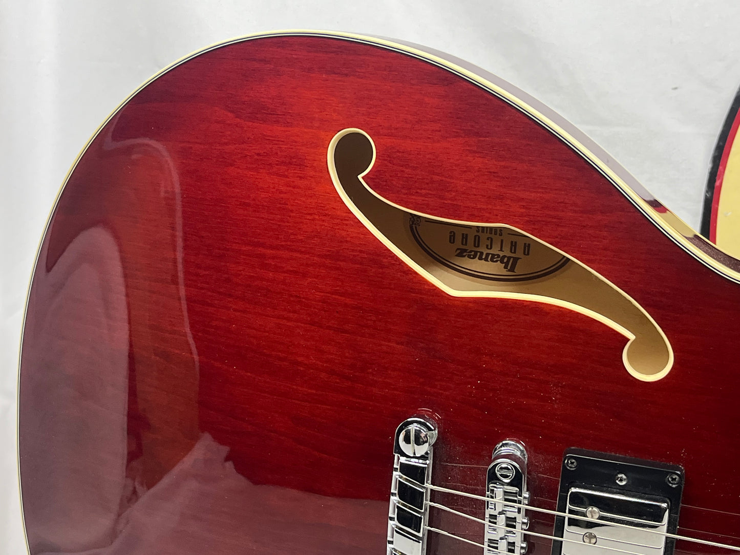 Ibanez Artcore Series AS73 Semi-Hollow Body Electric Guitar - Transparent Cherry Red