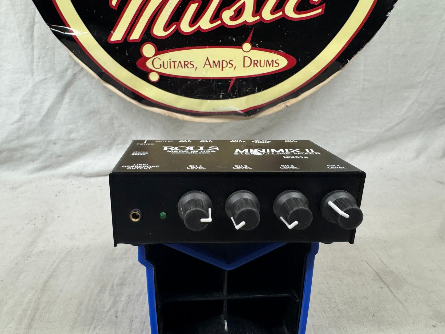 Rolls MX51s MINIMIX II 2 Stereo Line Mixer with Power Supply
