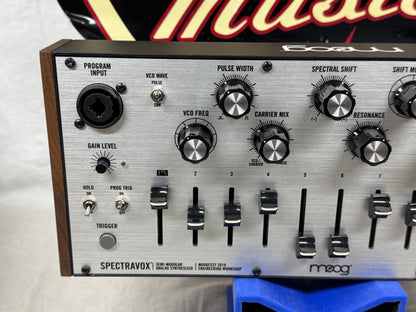 Moog Spectravox Semi-Modular Analog Synthesizer with Power Supply + Soft Case 2019 - Limited Moogfest 2019 Engineering Workshop Edition