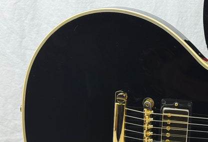 Gibson USA Custom Shop '68 1968 LPC Les Paul Custom Guitar with COA + Case 2024 - Ebony / Black