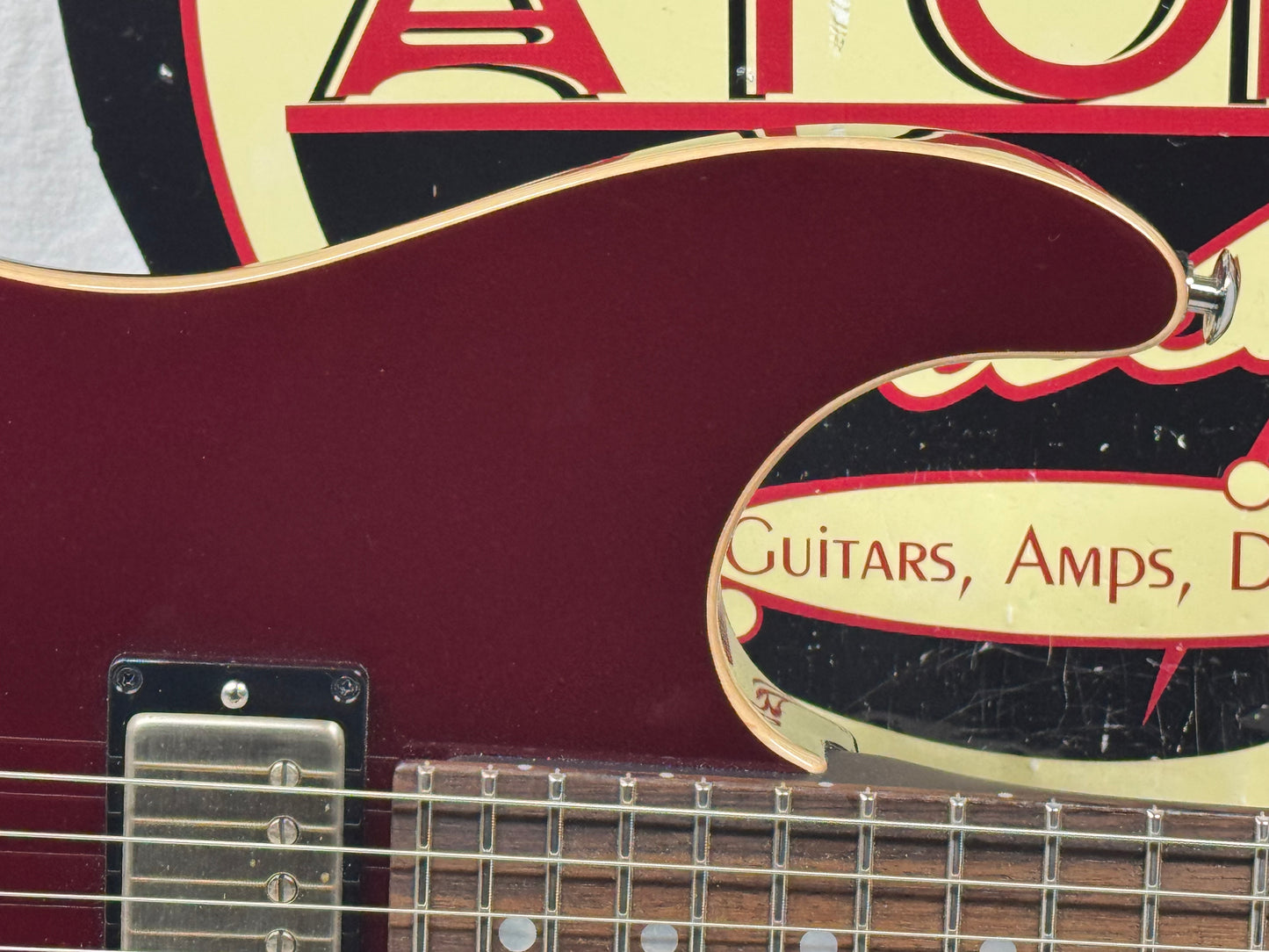 Suhr Pete Thorn SS Standard Signature Guitar with Case - Garnet Red