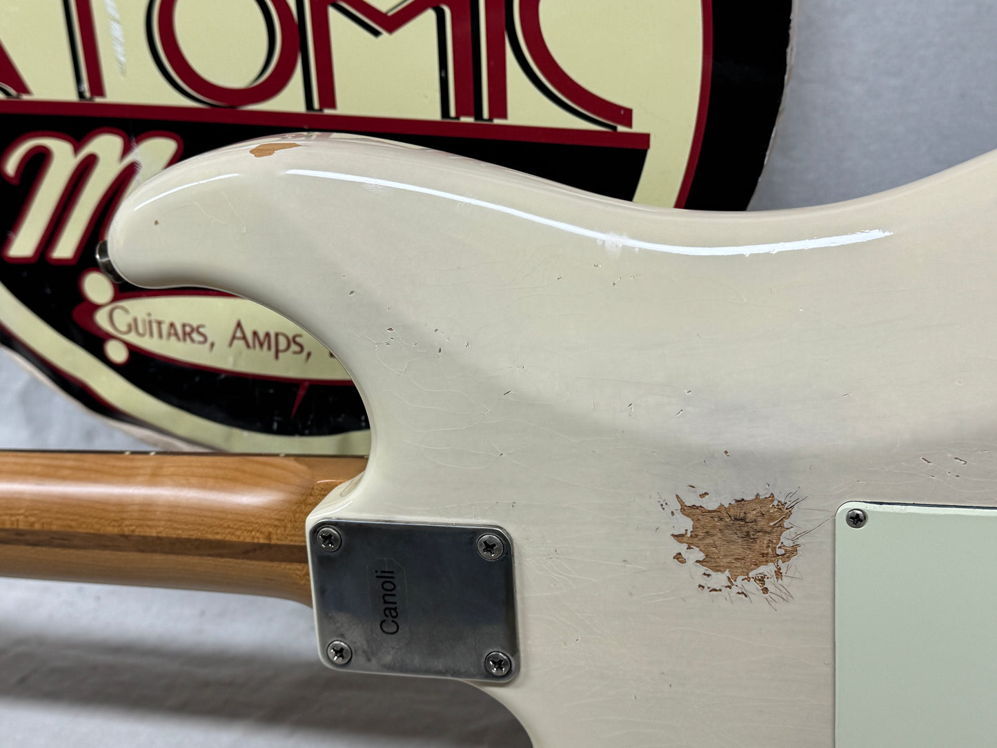 LsL Instruments Saticoy HSS (22 fret) Guitar with Case - Vintage Cream