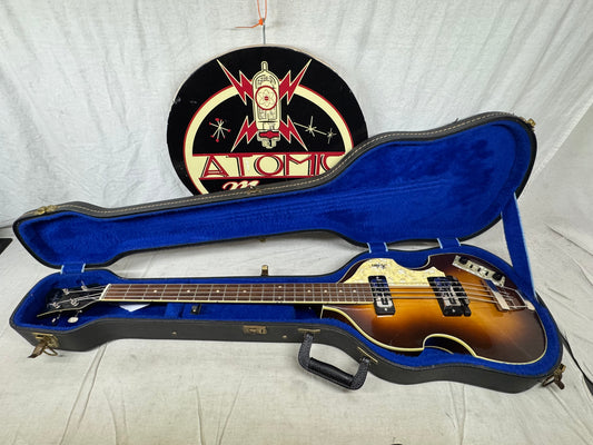Hofner 500/1 Violin / Beatle 4-string Hollowbody Bass with Case
