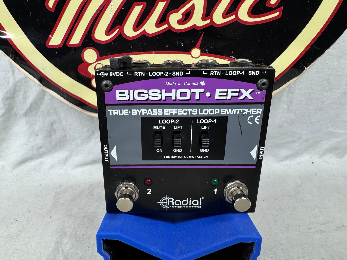 Radial Engineering BigShot big shot EFX v2 True Bypass Effects Loop Switcher Pedal
