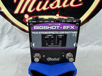Radial Engineering BigShot big shot EFX v2 True Bypass Effects Loop Switcher Pedal