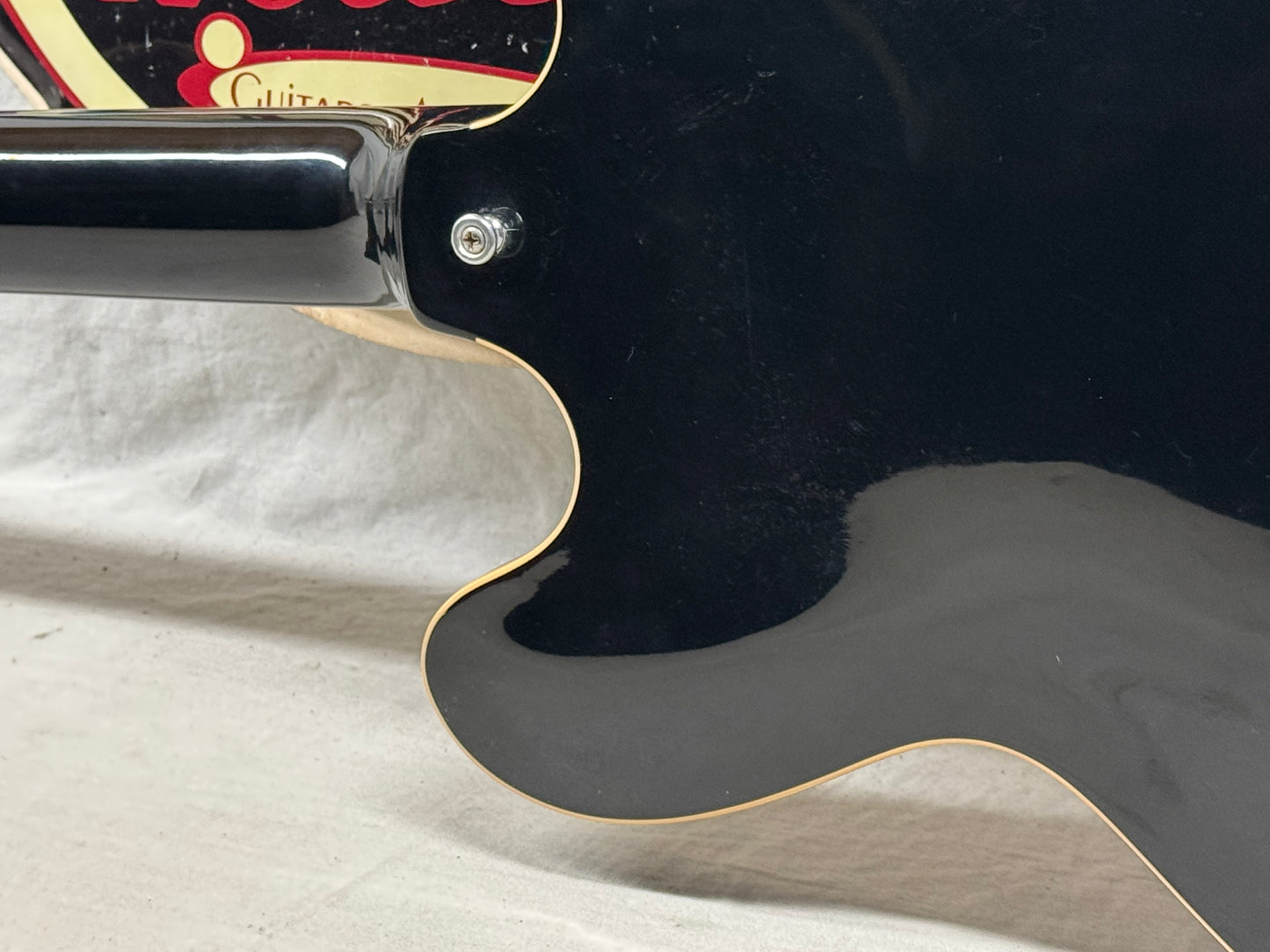 Gibson ESDPA335 esdpa 335 ES-335 Dot Fat Neck Semi-Hollowbody Guitar with Case - modified - Ebony / Black
