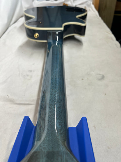 Epiphone Les Paul Custom Quilt Singlecut HH Electric Guitar - Ocean Blue
