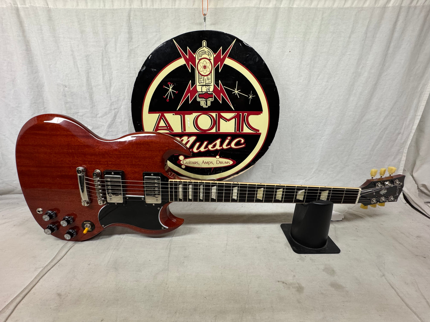 Gibson SG6100VENH1 SG Standard '61 1961 Guitar with Case 2021 - Vintage Cherry