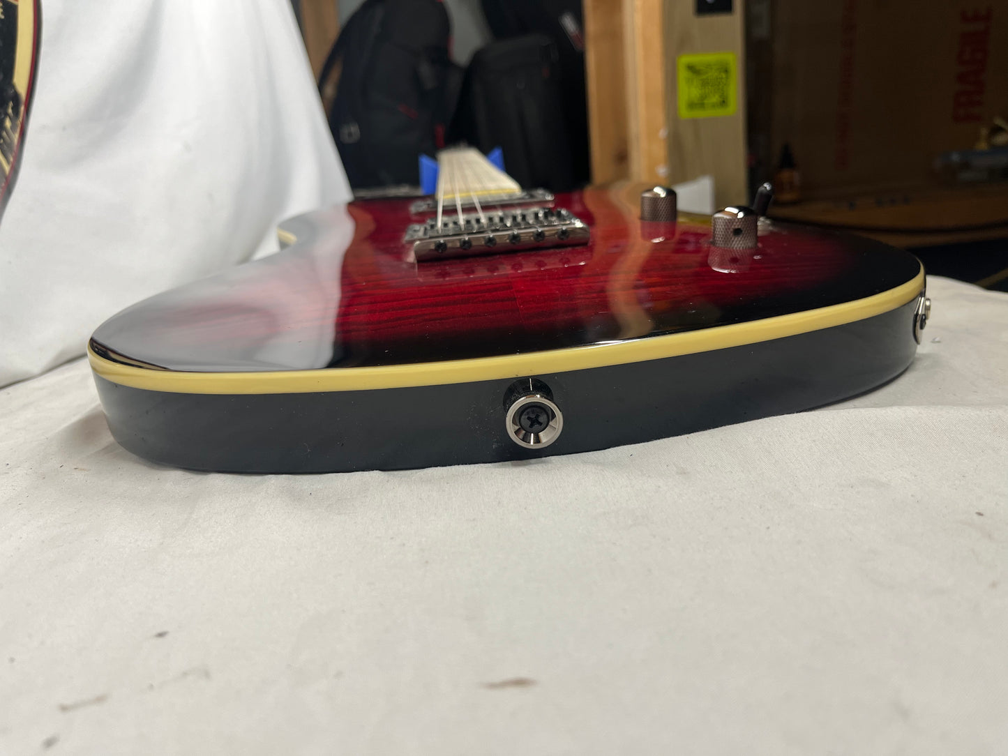 Fender Special Edition Custom Telecaster Tele FMT HH Electric Guitar - Black Cherry Burst