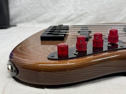 Marco Bass Guitars TFL Singlecut 5-string Bass with John East preamp / handmade Marco pickups