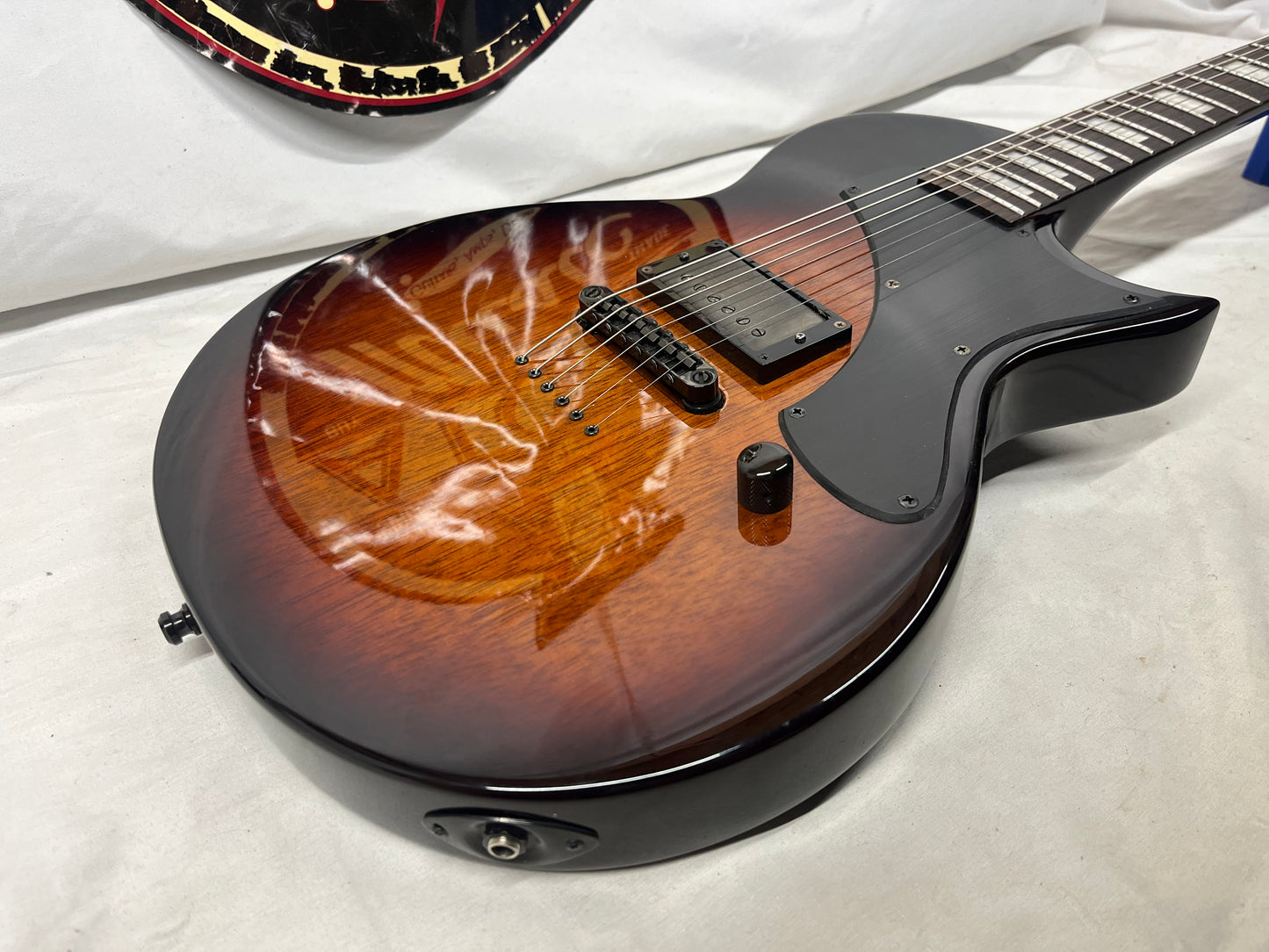ESP LTD EC-01FT Singlecut Electric Guitar - Vintage Burst