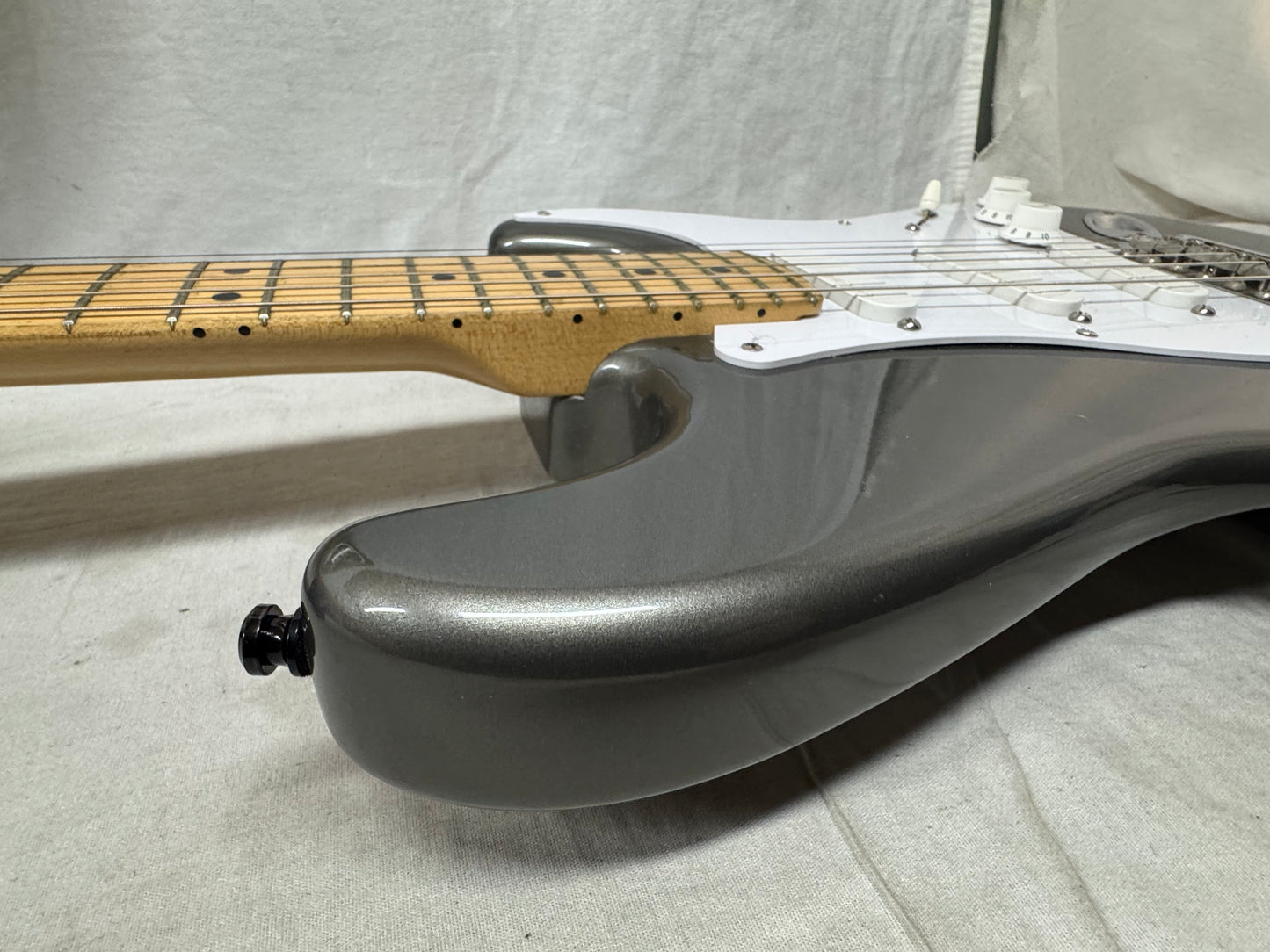 Fender USA Eric Clapton Stratocaster Guitar with Case - Lace Sensor Pickups 1993 - Pewter / Maple neck