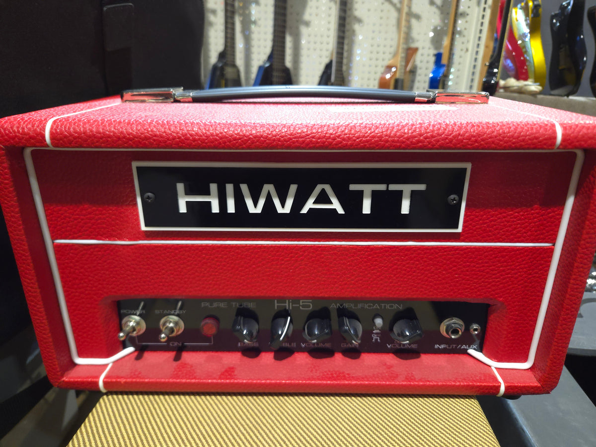 Hiwatt Hi-5 Redhead Limited Edition 2-Channel 5-Watt Guitar Amp Head 2023 - Red Tolex - Local Pickup Only
