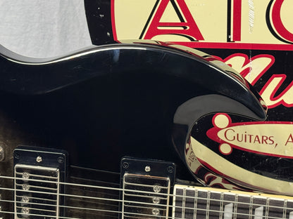 Epiphone SG Custom Modern Figured Guitar with Case 2021 - Transluscent Ebony Burst