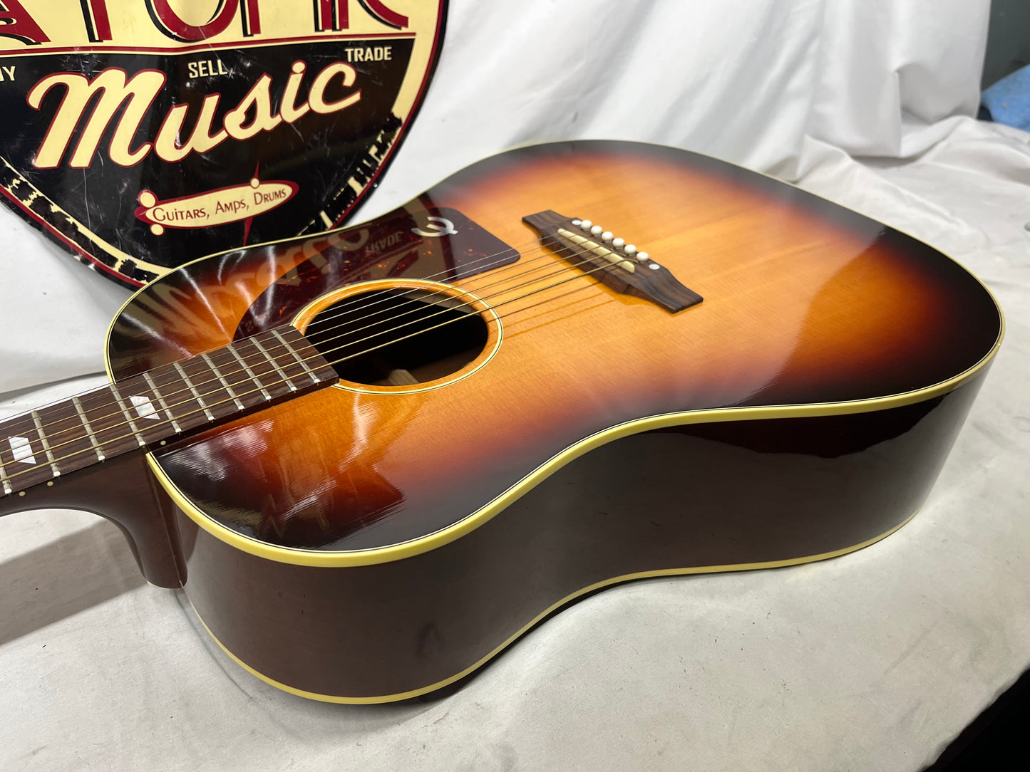 Epiphone Texan FT-79 Acoustic Electric Guitar with Hard Case