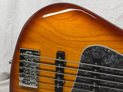 Fender American Elite Jazz Bass V Ash 5-string J-Bass - Image 3