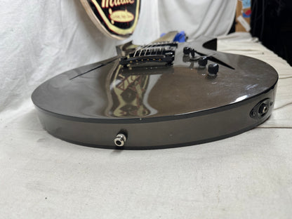 B.C. Rich bc The Dagger Semi-Hollowbody Guitar - Gun Metal Gray