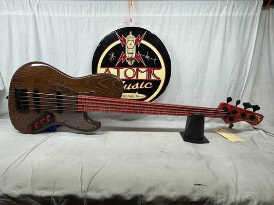 Marco Bass Guitars TFL Singlecut 5-string Bass with John East preamp / handmade Marco pickups