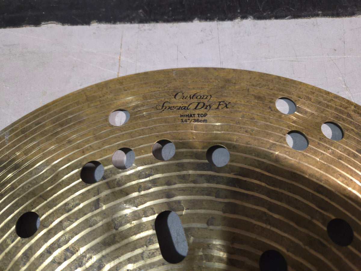 Zildjian 14" K Custom Special Dry Hi-Hat Bottom Dry FX Top Cymbals (Pair)