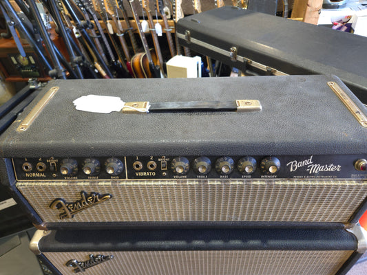 Fender Bandmaster 40-Watt 2-Channel Guitar Amp Head 1964 - Black Panel - Local Pickup Only