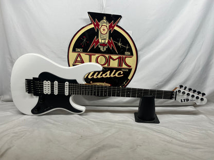 ESP LTD SN-1000 Floyd Rose HSS Doublecut Electric Guitar - Snow White