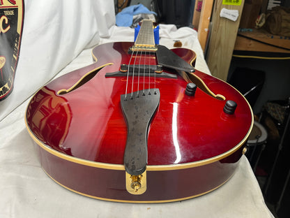 Peerless Leela Arctop Hollow Body Electric Guitar with Hard Case