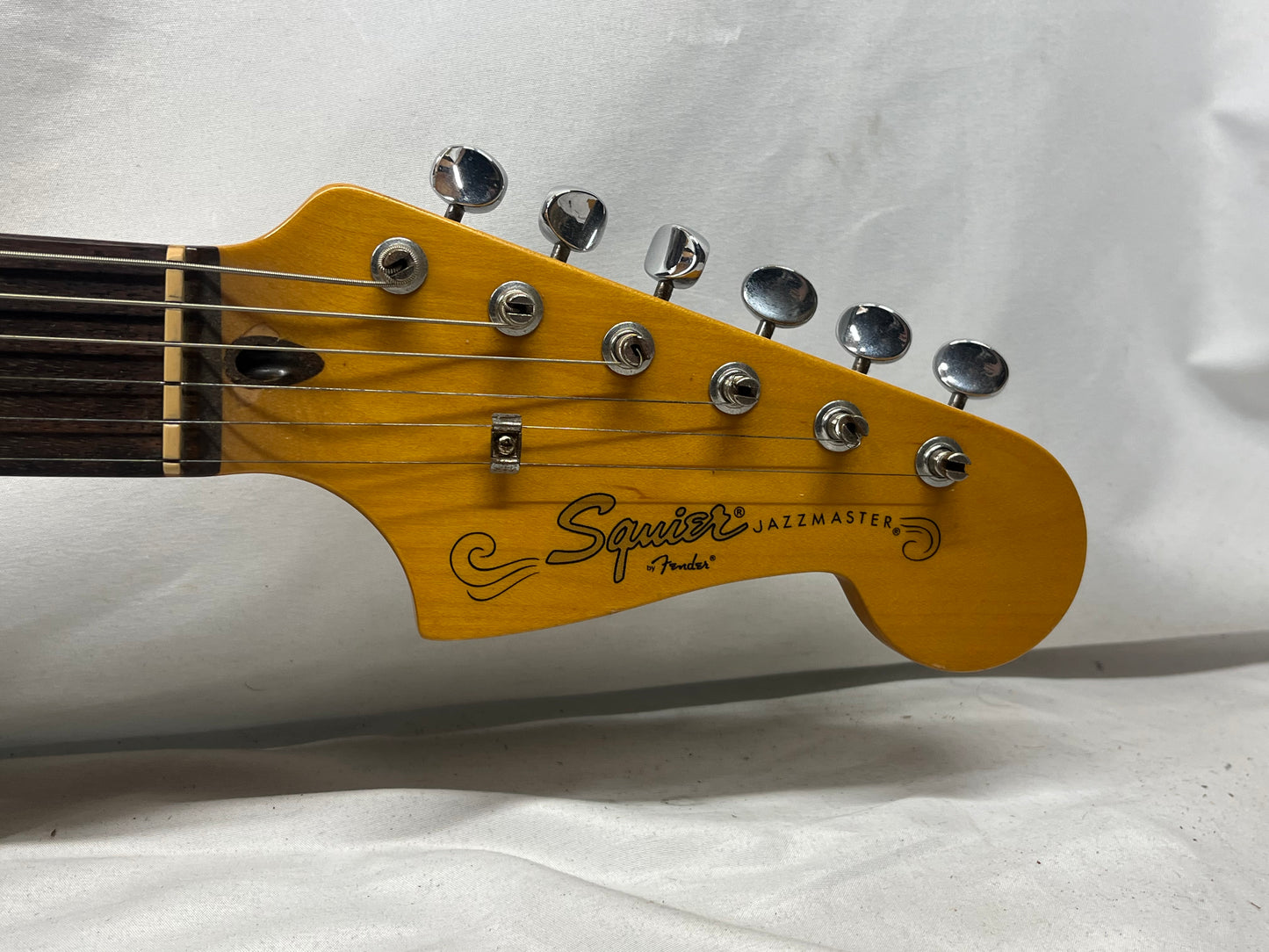 Squier J Mascis Jazzmaster Electric Guitar - Vintage White
