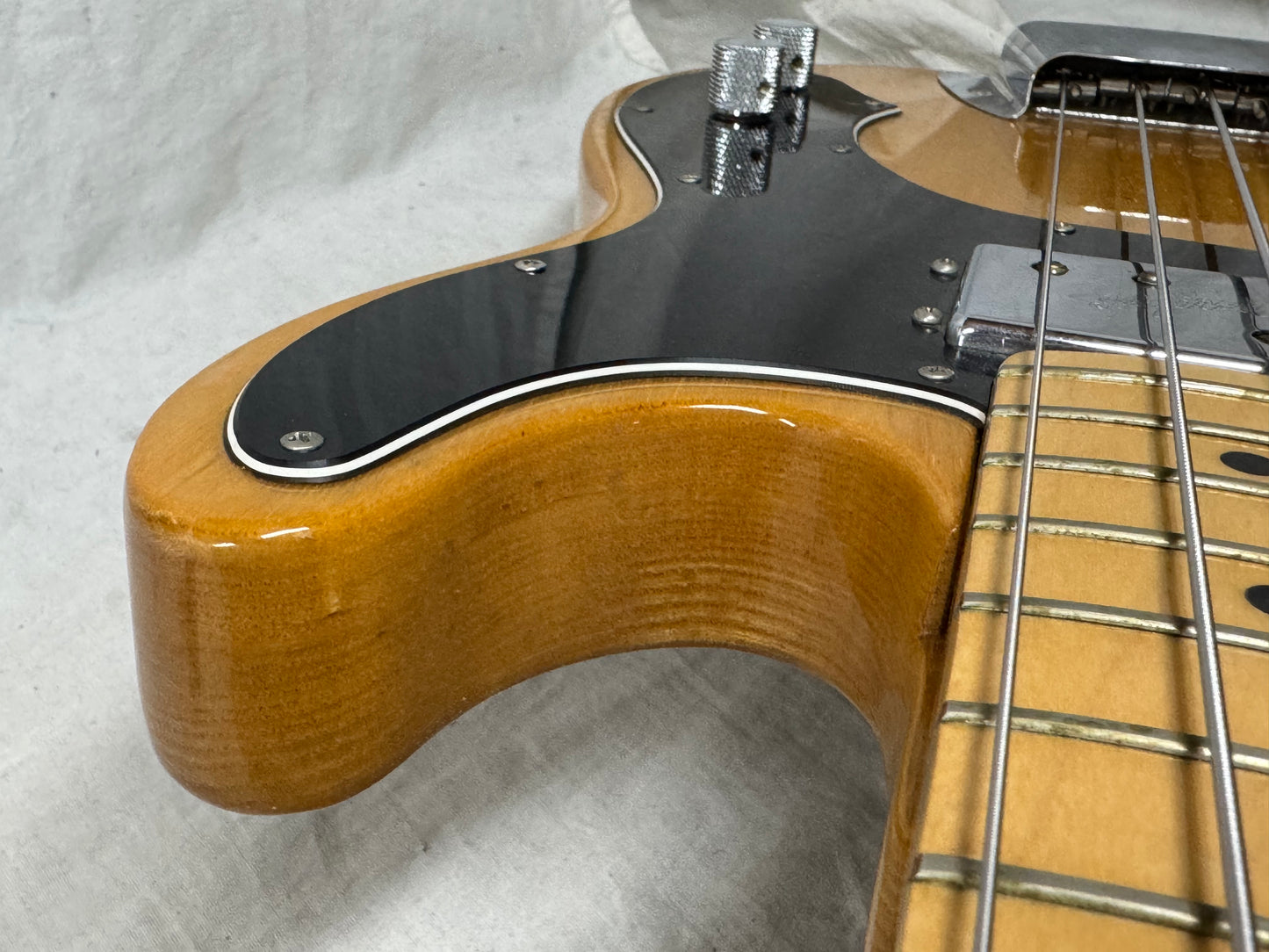 Fender USA Telecaster Bass 4-string Tele Bass with Case 1978 - Natural / Maple neck