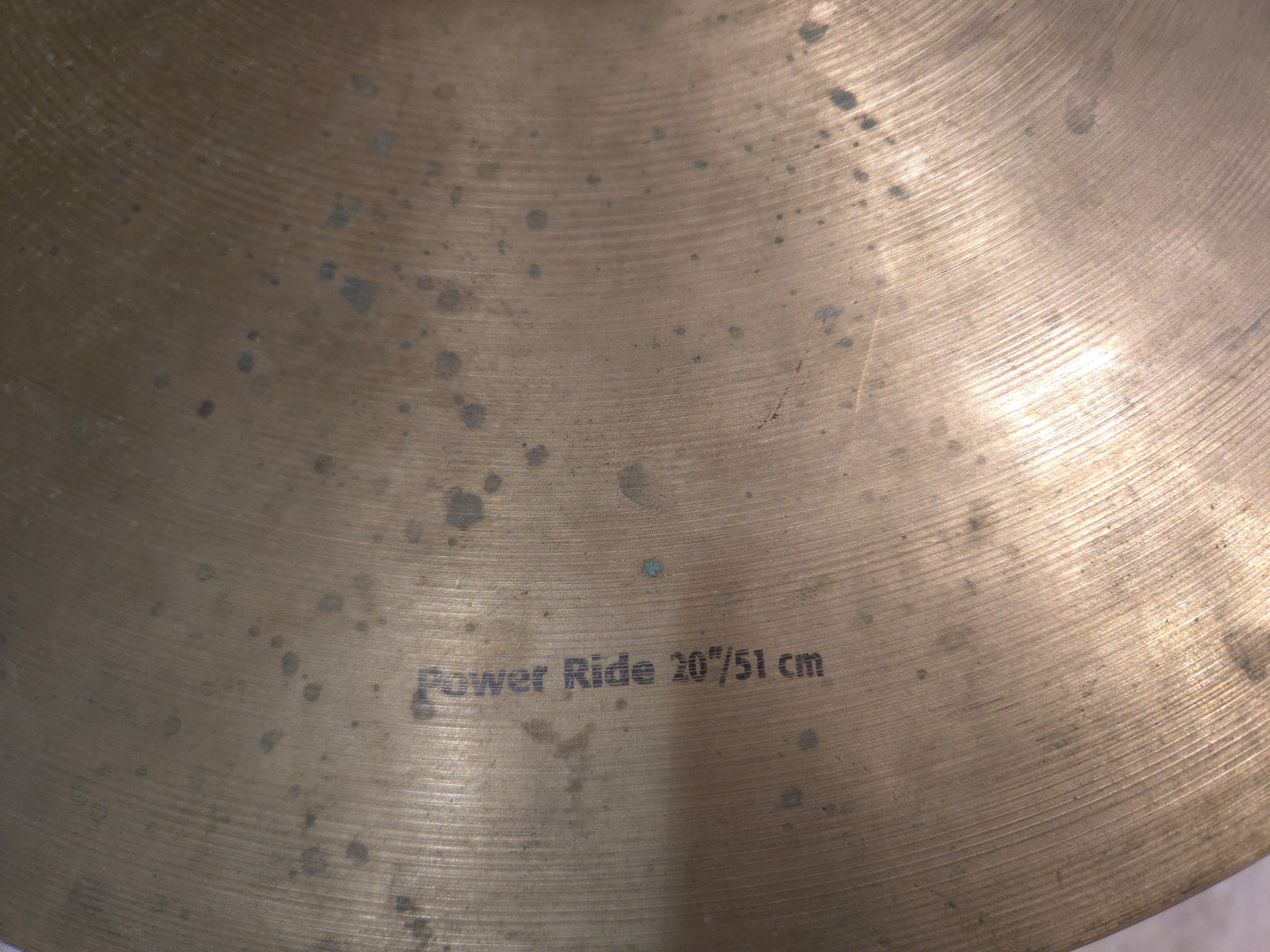 Sabian 20" HHX Power Ride Cymbal 2001 - 2019 - Natural