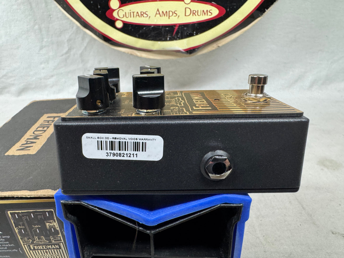 Friedman Smallbox Overdrive Pedal with Box