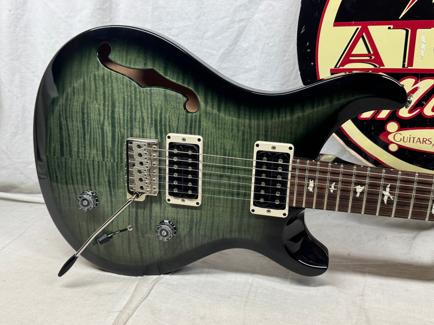 PRS Paul Reed Smith USA S2 Custom 22 SH Semi-Hollow Guitar 2014 - Blue Crab Smokeburst