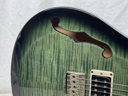 PRS Paul Reed Smith USA S2 Custom 22 SH Semi-Hollow Guitar 2014 - Blue Crab Smokeburst