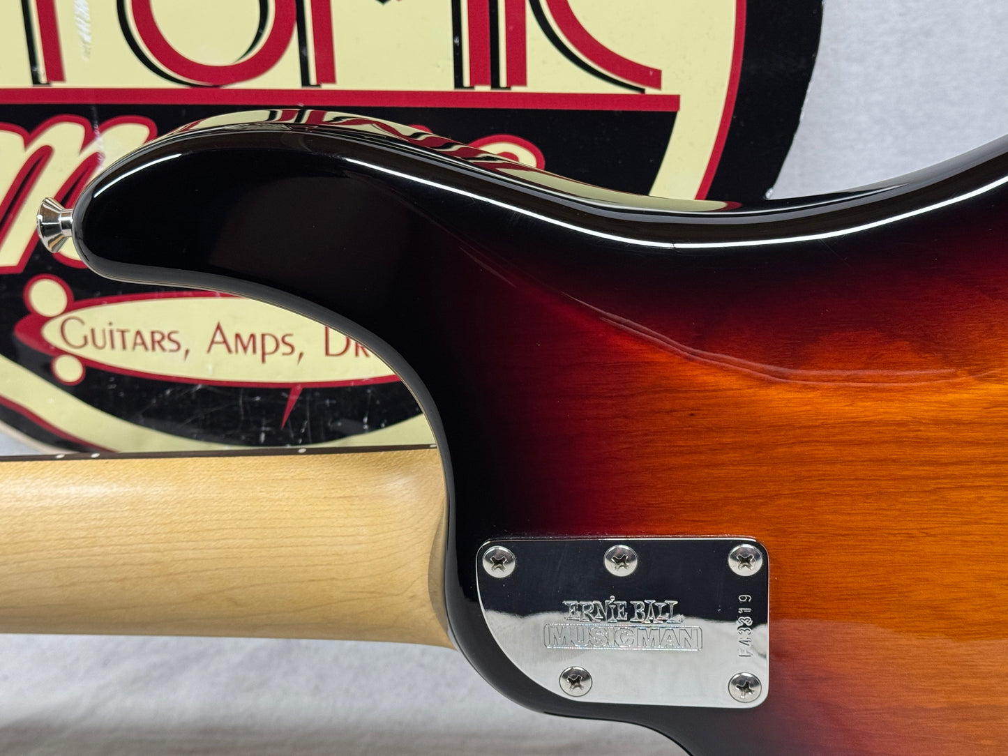 Ernie Ball Music Man USA Sterling 5 HH 5-string Bass with Case 2014 - Vintage Sunburst