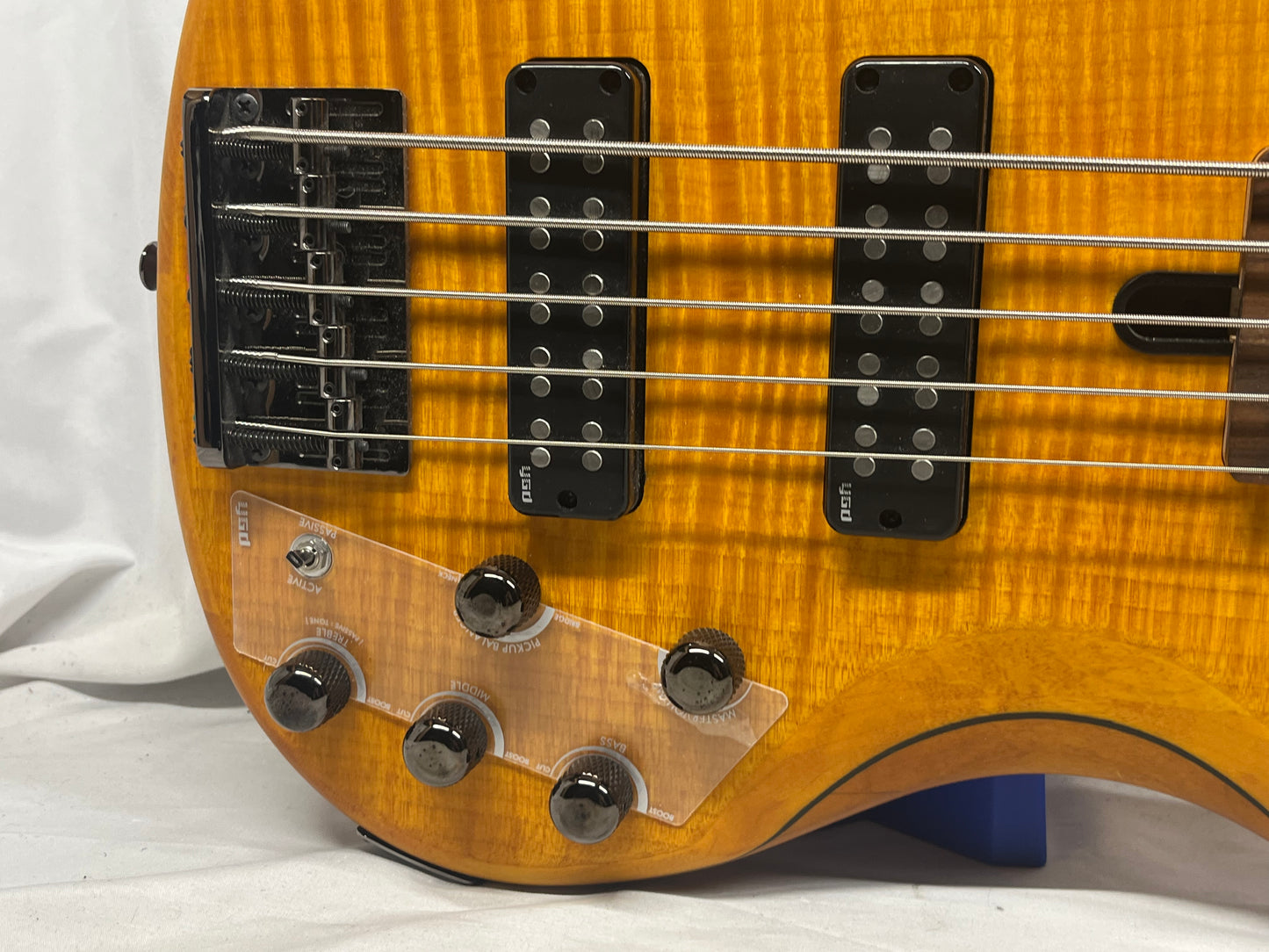Yamaha TRBX605FM 5-String Electric Bass- Matte Amber