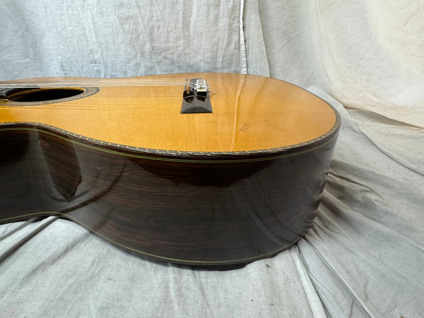 Masaru Kohno Classical Acoustic Guitar with Case - MIJ Made In Japan - previously owned by Charlie Byrd 1979
