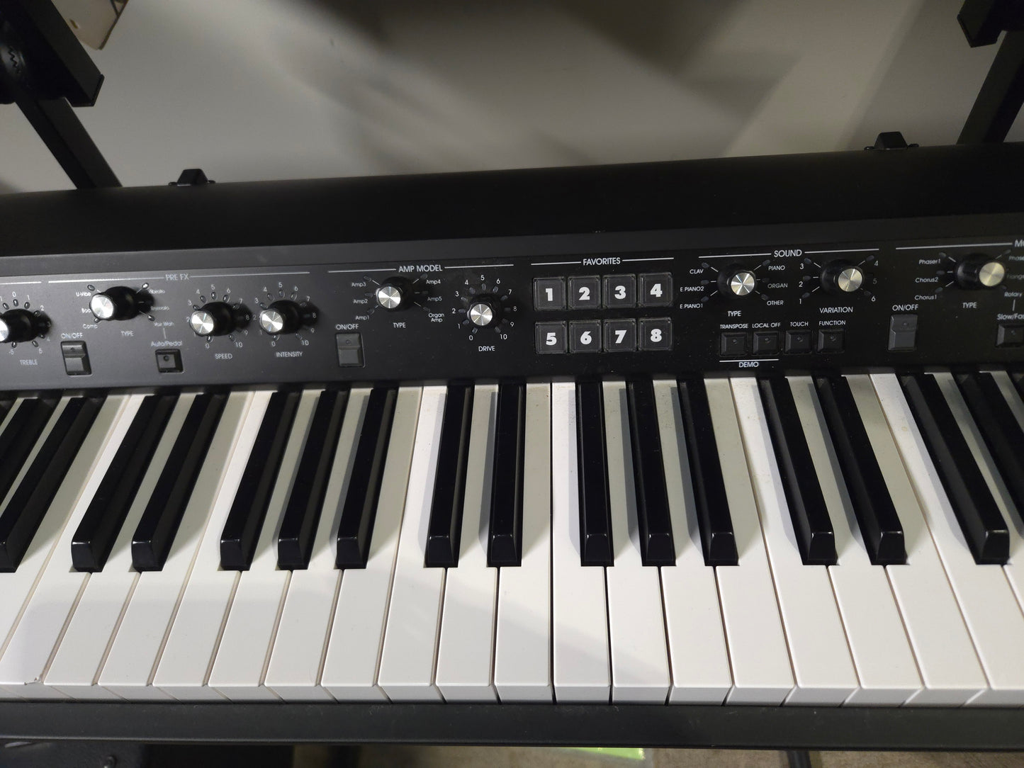 Korg SV1-73 Stage Vintage Digital Piano 2009 - Present - Black with White / Black Keys - Local Pickup Only