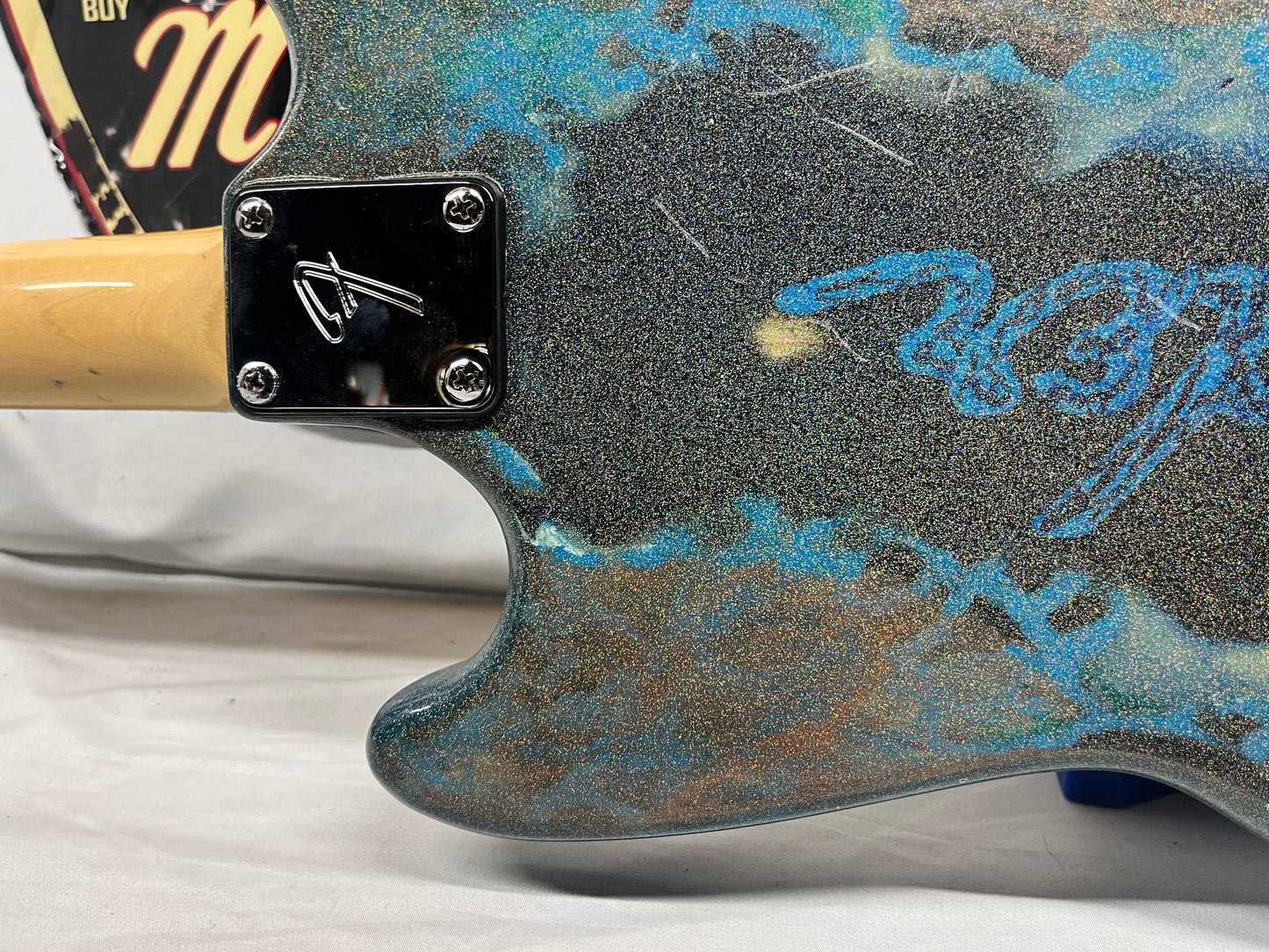 Fender MusicMaster music master Re-fin'd Electric Guitar