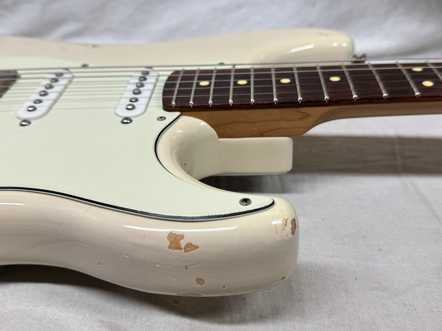 LsL Instruments Saticoy HSS (22 fret) Guitar with Case - Vintage Cream