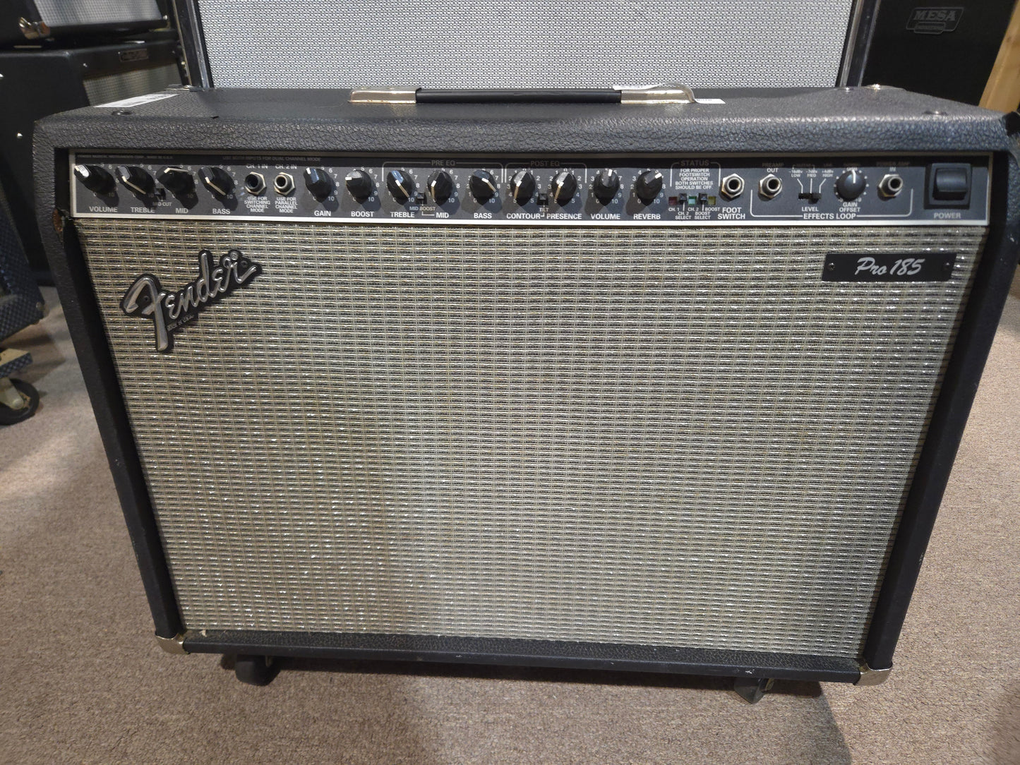 Fender Pro 185 2-Channel 150-Watt 2x12" Solid State Guitar Combo 1988 - 1994 - Local Pickup Only