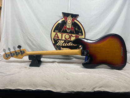 Fender American 4-String Electric Jazz Bass with Hard Case - 3-Color Sunburst